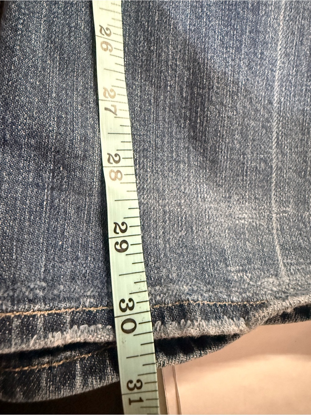 7 for all Mankind jeans bootcut Vintage Y2K Made in USA flare Size 32 - Picture 8 of 9
